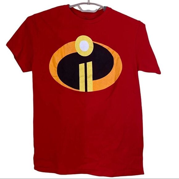 Disney Pixar Men's The Incredibles Logo T-Shirt - Picture 1 of 5